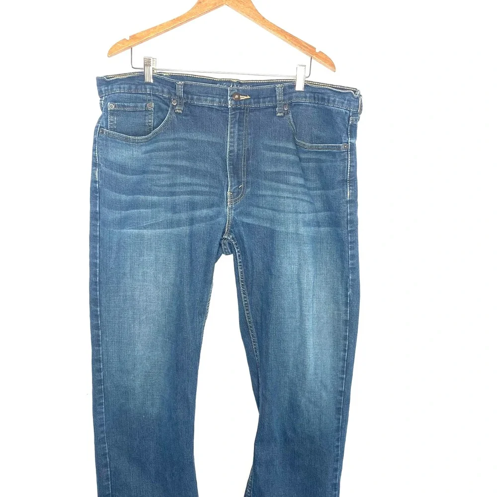 Levi Strauss Mens 561 Levis Blue Wash Jeans Size 40x32 Baggy Skater Straight Leg